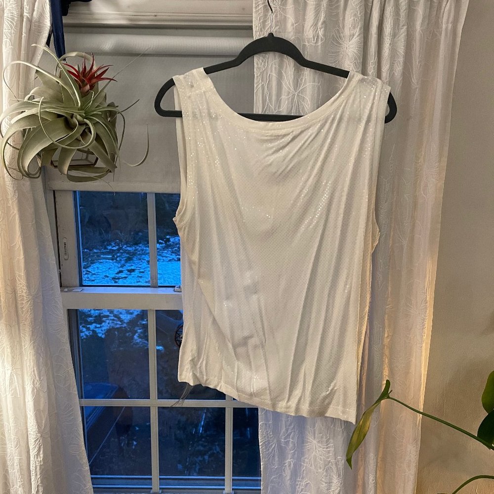 St. John sleeveless business top